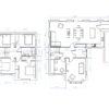Floorplan with room dimensions of The Harthope 4 bedroom house for sale Village Meadows Lowick Northumberland