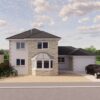 Streetview of plot 4 4 bedroom detached house for sale vvillage MEadows Lowick