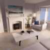 Formal Living Room in Village Meadows Lowick with wood burnng stove