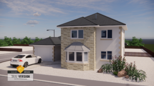 New build detached modern house Village Meadows Lowick
