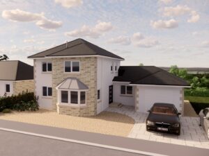 Exterior view of The Harthope Village Meadows Lowick 4 bedroom detached house for sale